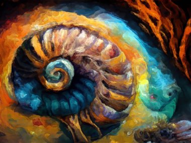 Organik Renkler serisi. Sanat, yaşam ve tasarım konularındaki organik formları, vuruşları ve renk boyalarını anımsatan soyut arkaplan.