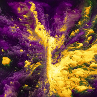 Dokunsal Dokular serisi. Sanat, yaratıcılık ve grafik tasarım konularındaki renkli dinamik dokuların etkileşimi. Sanalın dokuları aramızdaki uçurumlarda gerçek oluyor..