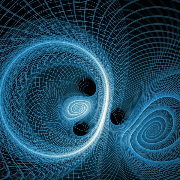 Wave Function Series Artistic Abstraction Pattern Oscillating Frequency Waves Subject — Stock Photo, Image