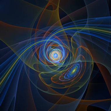 Dalga Fonksiyonu serisi. Popüler bilim, eğitim ve araştırma konularında girdap, bükme, etkileşim ve dalga örüntüsü bileşimi.