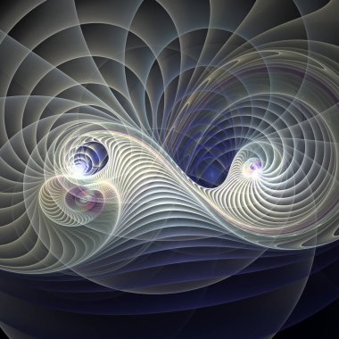 Dalga Fonksiyonu serisi. Popüler bilim, eğitim ve araştırma konularında dalgalanan frekans dalgalarının arkaplan tasarımı.