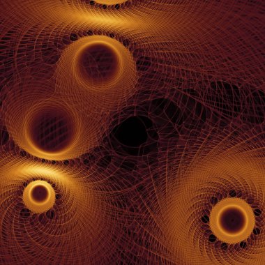 Space Turbulence series. Abstract design made of swirling, twisting, interacting wave pattern on the subject of modern science and research. clipart