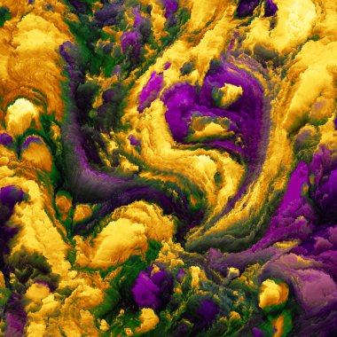 Dokunsal Dokular serisi. Sanat, yaratıcılık ve grafik tasarım konularındaki dinamik renkli dokulardan yapılmış tasarım. Sanalın dokuları aramızdaki uçurumlarda gerçek oluyor..