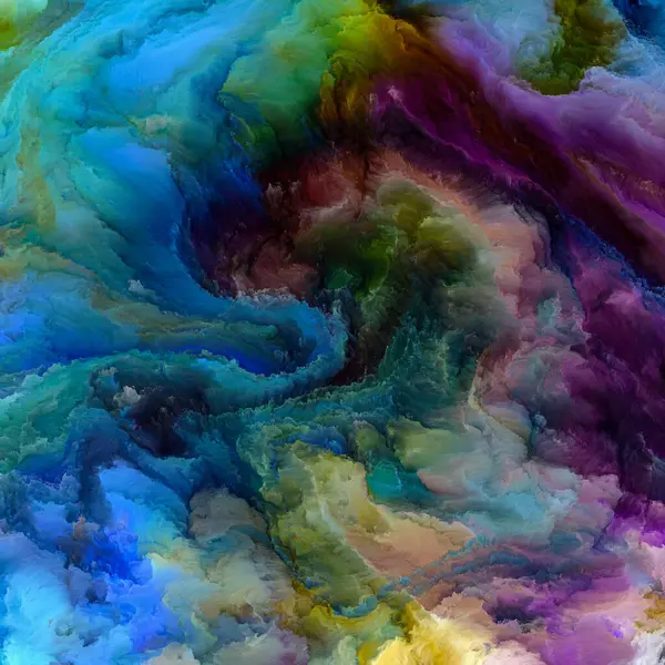 Serie Selfhood Colors Arrangement Von Strukturierten Farben Zum Thema Kreativität Stockbild