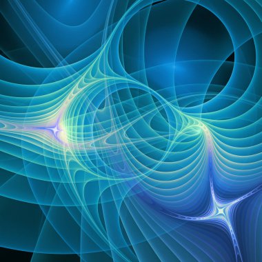 Dalga Fonksiyonu serisi. Popüler bilim, eğitim ve araştırma konularında dalgalanan frekans dalgalarının arkaplanı.