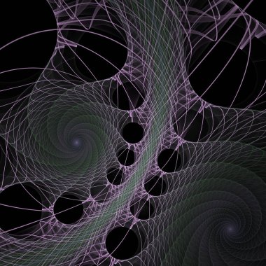 Frekans Hareketi serisi. Eðitim, araþtýrma ve modern bilim konularýndaki çalýþma, bükme ve etkileşim dalgalarýnýn bileşimi.