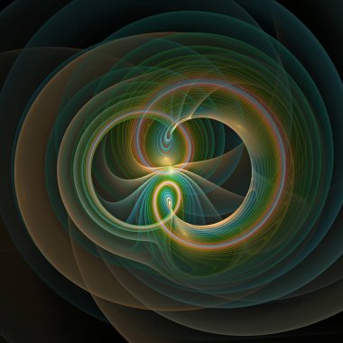 Frekans Hareketi serisi. Eğitim, araştırma ve modern bilim konularında dalga titreşimlerinin sanatsal soyutlanması ve dinamik yayılma şablonu.