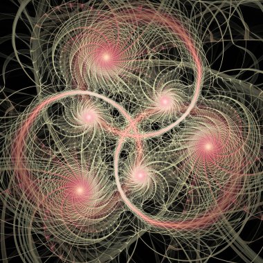 Uzay türbülans serisi. Eğitim, araştırma ve modern bilim konularında dalgalanan frekans dalgalarının arkaplan tasarımı.