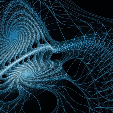 Kuantum Dinamik serisi. Eðitim, araþtýrma ve modern bilim konularýndaki çalýþma, bükme ve etkileşim dalgalarý..