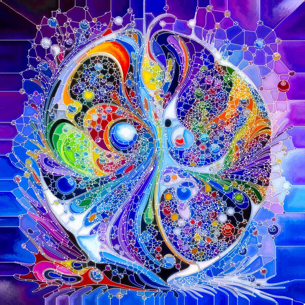 Серия игр Shape Dreams. Смелые кривые и угловые формы, богато текстурированные для захвата текучести и яркости художественного выражения.