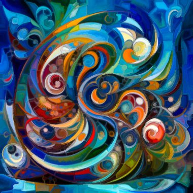 Color Dreams serisi. Canlı renklerden oluşan bir kaleydoskop. Duygusal derinlik ve sanatsal ifadeyi çağrıştırmak için ustaca harmanlanmış..
