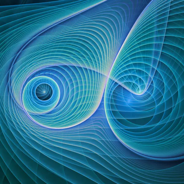 stock image Quantum Dynamics series.  of wave vibration and dynamic propagation pattern on the subject of modern science and research.