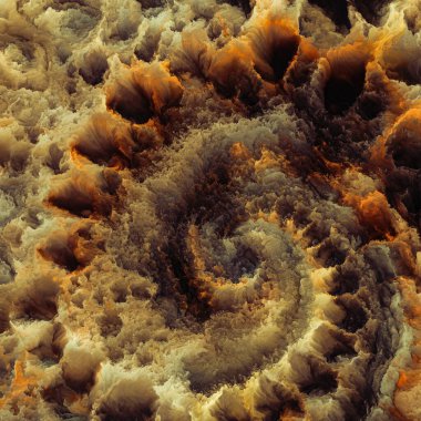 Dokunsal Dokular serisi. Yaratıcılık, hayal gücü ve tasarım konularındaki dokulu renklerden yapılmış tasarım. İnsan bağlantıları koptuğunda, dokuların sesleri gelişir..