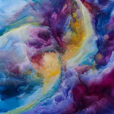 Dokunsal Dokular serisi. Sanat, yaratıcılık ve grafik tasarım konularındaki dinamik renkli dokuların arkaplan tasarımı. Sanalın dokuları aramızdaki uçurumlarda gerçek oluyor..