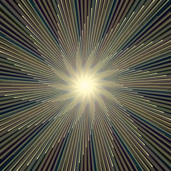 Fraktal Patlama Şablonu serisi. Çizim ve tasarım için kullanılan ince çizgi radyal deseninin oluşturulması.