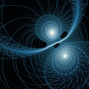 Dalga Fonksiyonu serisi. Popüler bilim, eğitim ve araştırma konularında girdap, bükme ve etkileşim dalgalarının yaratıcı düzenlenmesi.