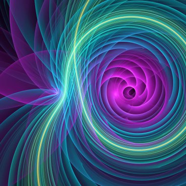 Dalga Fonksiyonu serisi. Modern bilim ve araştırma konularındaki girdap, bükülme ve etkileşim dalgaları..