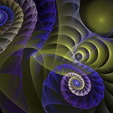 Dalga Fonksiyonu serisi. Modern bilim ve araştırma konularındaki girdap, bükülme ve etkileşim dalgaları..