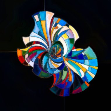 Color Dreams serisi. Kalın ve ince tonlarda örülmüş, ışığı, gölgeyi ve rengin duygusal etkisini vurgulayan.