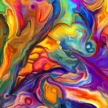 Tessellated Canvas serisi. Renk deseni, parçalanma, yüzey kaplaması, renk entegrasyonu ve tasarım konularındaki renk entegre parçaların arkaplanı.
