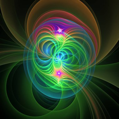 Frekans Hareketi serisi. eğitim, araştırma ve modern bilim konularında dalga titreşimleri ve dinamik yayılma örüntüsü.