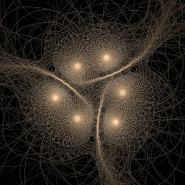 Dalga Fonksiyonu serisi. Popüler bilim, eğitim ve araştırma konularında dalga titreşimleri ve dinamik yayılma modelinden oluşan tasarım.