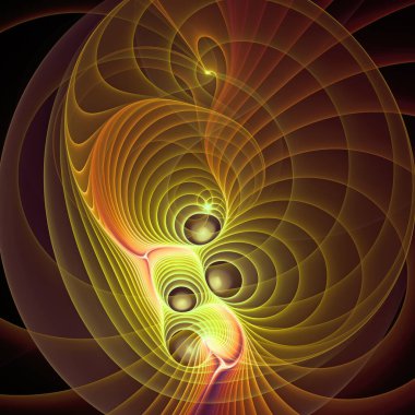 Frekans Hareketi serisi. eğitim, araştırma ve modern bilim konularında dalga titreşimleri ve dinamik yayılma örüntüsü.