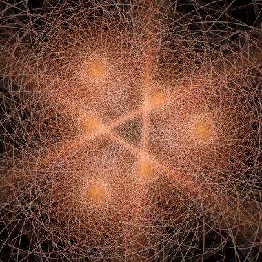 Frekans Hareketi serisi. Modern bilim ve araştırma konularındaki dalga titreşimleri ve dinamik yayılma şablonundan oluşan soyut tasarım.