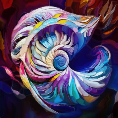 Form Dreams serisi. Sanat, yaratıcılık, hayal gücü ve grafik tasarım konularında sanatsal renklerin yorumlanması.