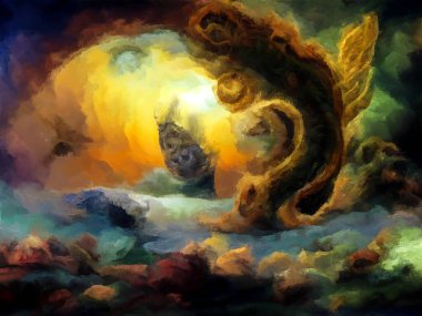 Organik Renkler serisi. Sanat, yaşam ve tasarım konularında arkaplan tasarımı organik formları, fırça darbelerini ve renk boyalarını anımsatıyor..