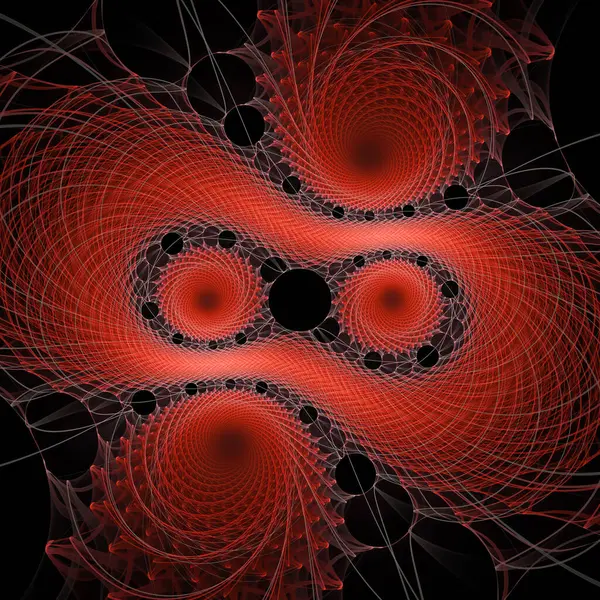 Uzay türbülans serisi. Popüler bilim, eğitim ve araştırma konularında dalga titreşimleri ve dinamik yayılma modelinden oluşan soyut tasarım.