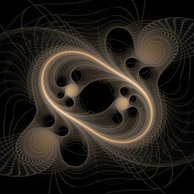 Frekans Hareketi serisi. Popüler bilim, eğitim ve araştırma konularında girdap, bükme, etkileşim ve dalga örüntüsü bileşimi.