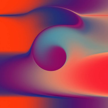 Özel Gradyan serisi. Minimalist tasarım, gradyan algı, dijital sanat konularındaki çeşitli renk alanlarının etkileşiminden oluşan tasarım.