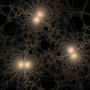 Uzay türbülans serisi. Eğitim, araştırma ve modern bilim konularında dalgalanan frekans dalgalarının arkaplan tasarımı.