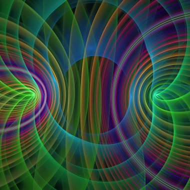 Dalga Fonksiyonu serisi. Popüler bilim, eğitim ve araştırma konularında dalgalanan frekans dalgalarının arkaplanı.