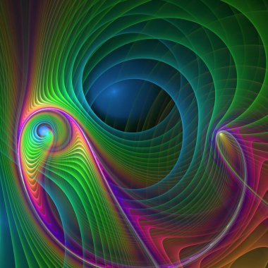 Dalga Fonksiyonu serisi. Popüler bilim, eğitim ve araştırma konularında dalgalanan frekans dalgalarının arkaplanı.