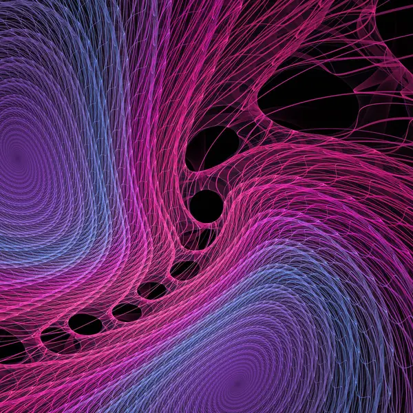 Dalga Fonksiyonu serisi. Modern bilim ve araştırma konularındaki dalga titreşimleri ve dinamik yayılma şablonundan oluşan soyut bir arka plan.