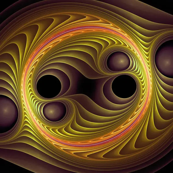 Frekans Hareketi serisi. Modern bilim ve araştırma konularında dalga titreşimleri ve dinamik yayılma şablonu.