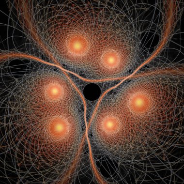 Frekans Hareketi serisi. Eðitim, araþtýrma ve modern bilim konularýndaki çalýþma, bükme ve etkileşim dalgalarýnýn bileşimi.