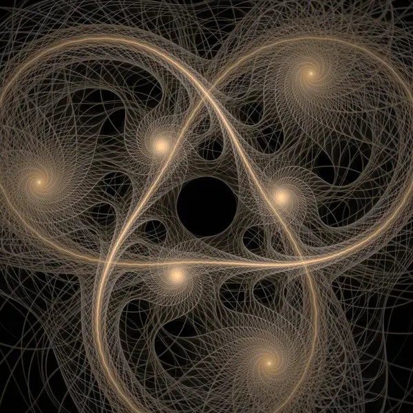 Kuantum Dinamik serisi. Modern bilim ve araştırma konularında dalga titreşimleri ve dinamik yayılma şablonu.