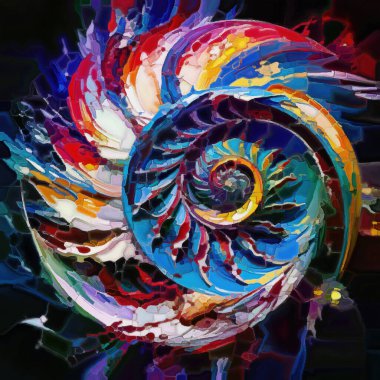 Form Dreams serisi. Yaratıcılık, hayal gücü, sanat ve tasarım konularında renk biçimlerinin sanatsal tasarımı.