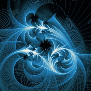 Dalga Fonksiyonu serisi. Modern bilim ve araştırma konularında dalgalanan frekans dalgalarının arkaplan tasarımı.