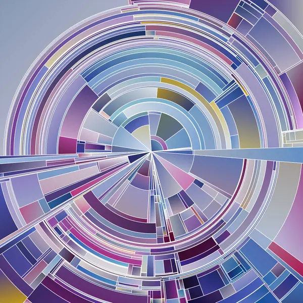 Renkli Dişliler serisi. Görselleştirme, sanat, veri görselleştirme, bilim ve konsept tasarım konularında kusursuz tonsal varyasyonlarla dairesel kavisleri üst üste bindirmek.