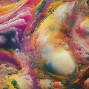 Dokunsal Dokular serisi. Sanat, yaratıcılık, hayal gücü ve grafik tasarım konularındaki dokulu renklerin kompozisyonu. Sanalın renkleri ve dokuları aramızdaki uçurumlarda gerçek oluyor..