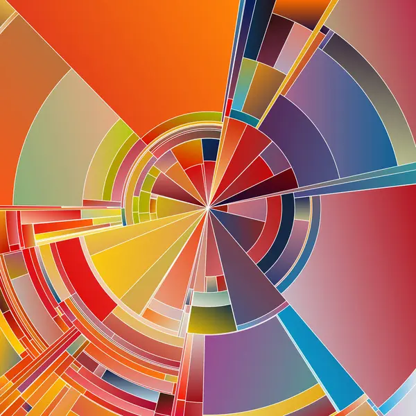 Çarkıfelek serisi. Görselleştirme, sanat, renk teorisi, bilim ve konsept tasarım konularında katmanlı tonsal zıtlıklara ve dinamik gradyanlara sahip eşmerkezli kavislerin yayılması.