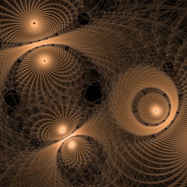 Uzay türbülans serisi. Modern bilim ve araştırma konularındaki girdap, bükülme, etkileşim ve dalga desenlerinin arka plan tasarımı.