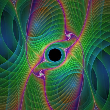 Dalga Fonksiyonu serisi. Popüler bilim, eğitim ve araştırma konularında dalgalanan frekans dalgalarının arkaplanı.