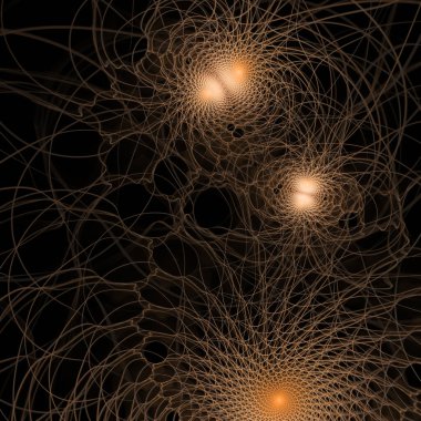 Uzay türbülans serisi. Popüler bilim, eğitim ve araştırma konularında dalgalanan frekans dalgalarının arkaplanı.