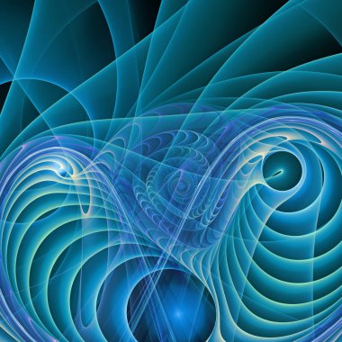 Dalga Fonksiyonu serisi. Modern bilim ve araştırma konularında dalga titreşimleri ve dinamik yayılma şablonu.