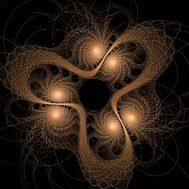 Dalga Fonksiyonu serisi. Popüler bilim, eğitim ve araştırma konularında dalga titreşimleri ve dinamik yayılma modelinden oluşan tasarım.